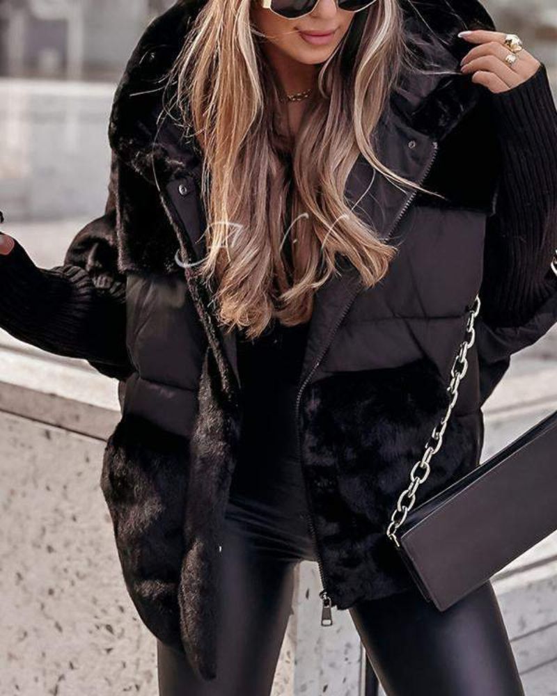 Manteau Oversize pour Femmes avec Capuche | Thermo Chaud