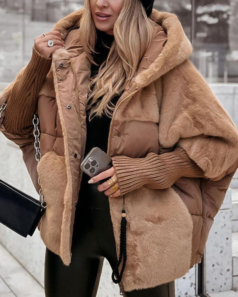 Manteau Oversize pour Femmes avec Capuche | Thermo Chaud