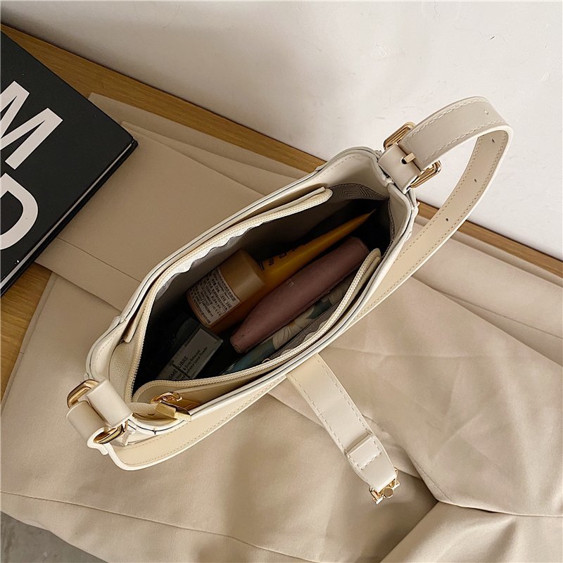 Vintage baguette skuldertaske