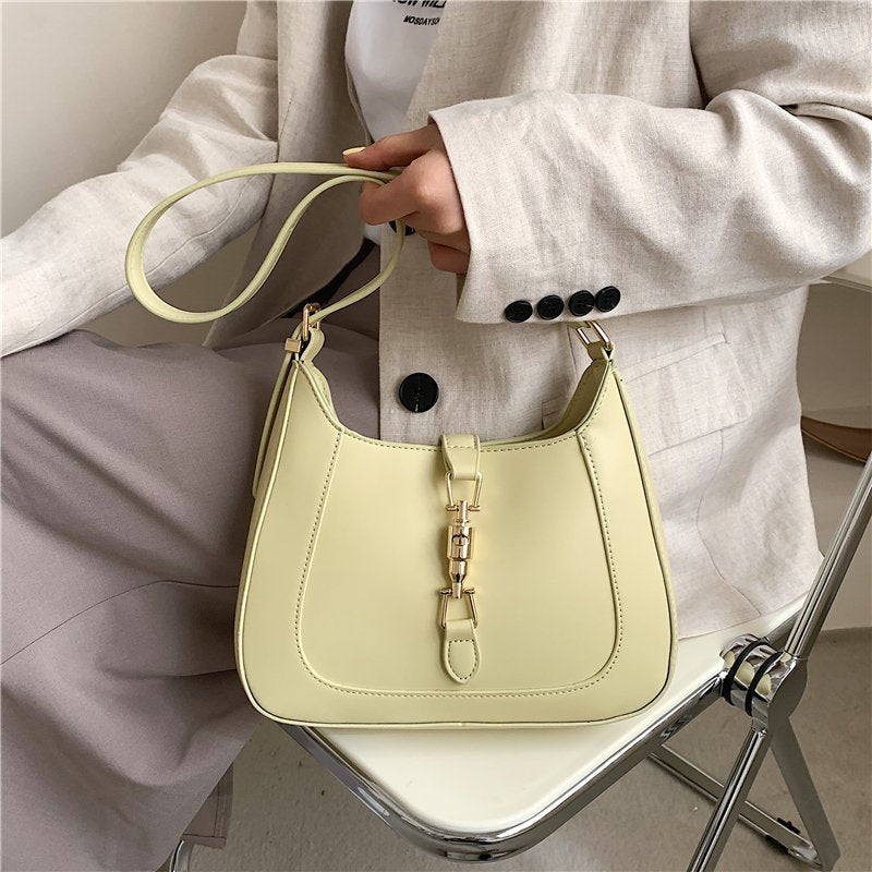 Vintage baguette skuldertaske