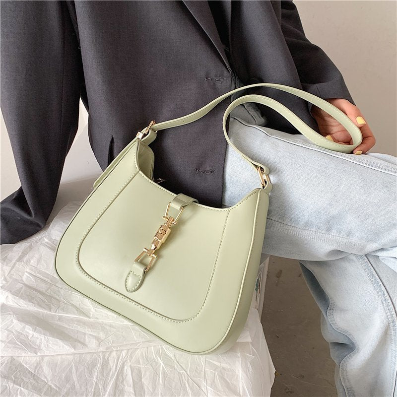 Vintage baguette skuldertaske