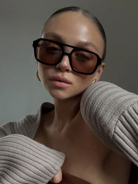 RetroVision - Trendy Zonnebril met Vintage Frame